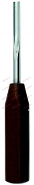 Gouge for removing broken screws Can be autoclaved at 3 bar overpressure (143°C)  9 mm 22 cm, 8¾“