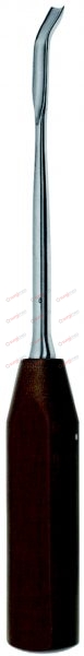 COBB Spinal gouge, curved backwards Can be autoclaved at 3 bar overpressure (143°C) 8 mm 27,5 cm, 10¾“