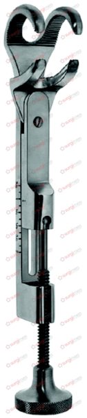 LOWMAN-HOGLUND Bone Clamps 1 jaw swiveled 18 cm, 7“ / 25 mm (A)