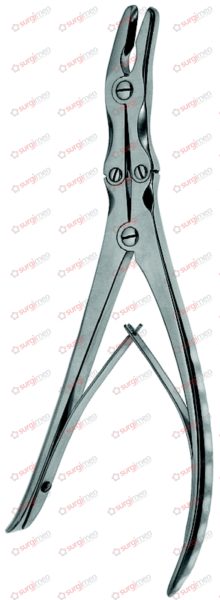 LEKSELL-STILLE Bone Rongeurs laterally curved 24,5 cm, 9¾“