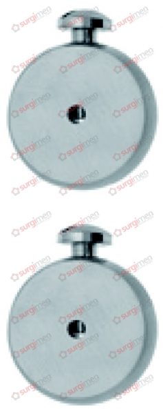 Fixation discs, pair