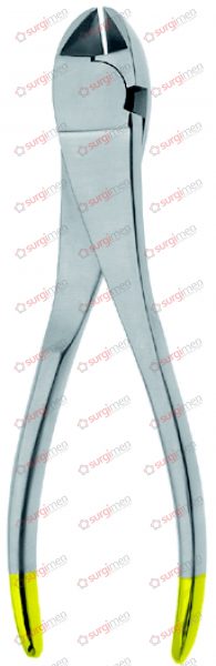 Wire cutter with tungsten carbide edges 2,0 mm , 1,7 mm , 18,5 cm, 7¼“