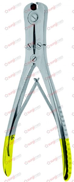 Front and lateral cutter with tungsten carbide edges, for soft wire up to diam. 2.0 mm and for hard wire up to diam. 1.5 mm 18 cm, 7“