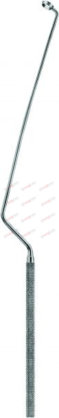 HARDY Pituitary Instruments Curette, horizontal 90°, malleable ø 4 mm , 26 cm, 10¼“