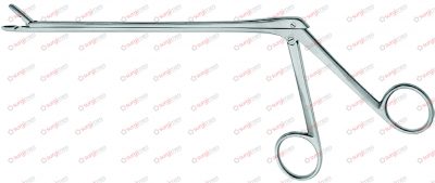 Laminectomy Rongeurs curved on flat Size of jaw 4 x 10 mm Length of shaft 130 mm