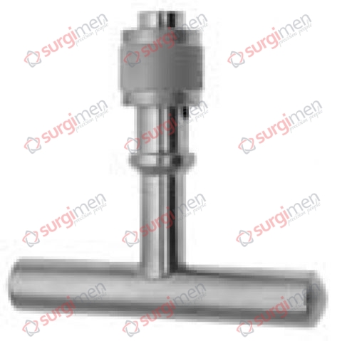 Handle with spherical quick-release mechanism for inserting and withdrawing the trephines