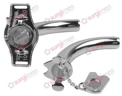 Trachea Tubes medium radius Valve speaking tubes, inner tube with sliding valve Silver Fig. 4 , ø 8 mm , 95 mm