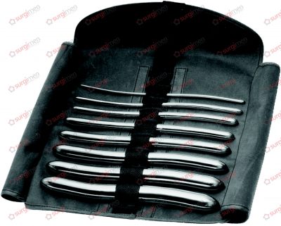 HEGAR Dilator set, consisting of: 32-280-04 - 32-280-18 8 Dilators ø 3/4 - 17/18 mm 32-320-01 1 Boilable canvas roll