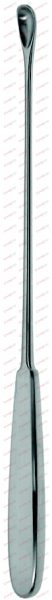GOURDET Uterine scoops, blunt / rigid 8,0 mm 28 cm, 11“