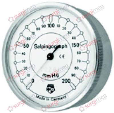 Manometer with luminous dial