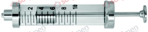 Record syringe 10 ccm, with LUER-LOCK mount