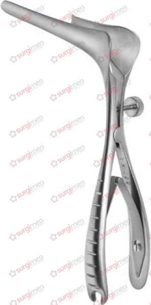 KILLIAN Nasal Specula for flexible arm right blade shortened with teeth  75/40 mm 14 cm, 5½“