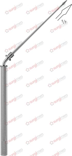 POLITZER Paracentesis needles 17 cm, 6¾“