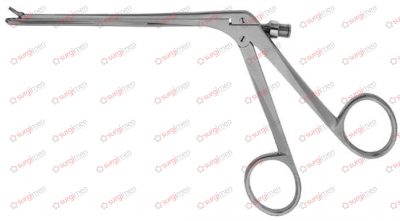BLAKESLEY Nasal Cutting Forceps through cutting, 45° upwards curved with suction tube 2,5 mm