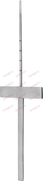 COTTLE Osteotomes, graduated, curved 6 mm 18,5 cm, 7¼“