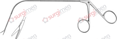 Laryngeal polypus forceps 17 cm, 6¾“