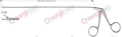 Cup-shaped forceps,straight Ø 2,0 mm , 25,0 cm , 10”