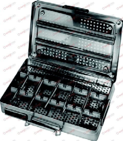 Sterilizing Boxes outside 280 x 275 x 67 mm inside 265 x 255 x 55 mm
