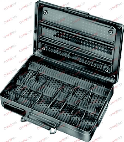 Sterilizing Boxes outside 280 x 275 x 50 mm inside 265 x 255 x 42 mm