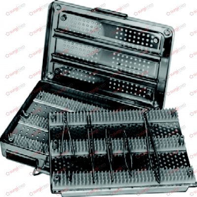 Sterilizing Boxes outside 280 x 275 x 70 mm inside 265 x 255 x 55 mm