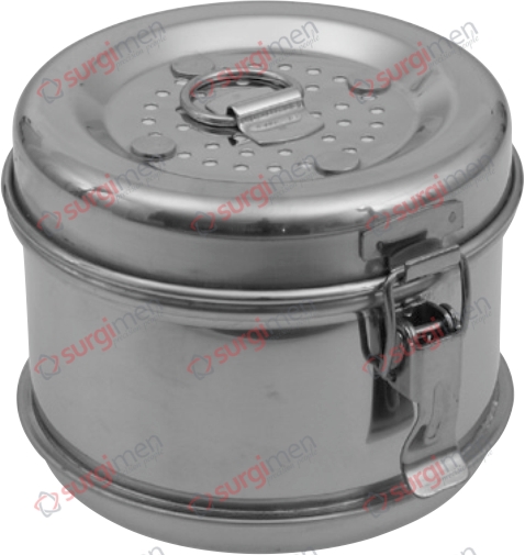 KONRICH Sterilizing Drums Stainless Steel ø190x165 mm