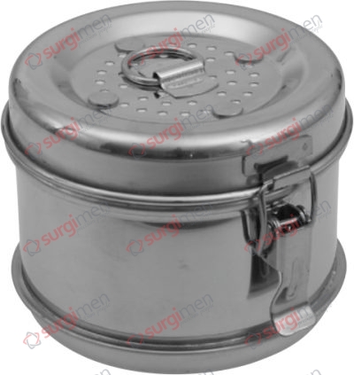 KONRICH Sterilizing Drums Stainless Steel ø290x145 mm