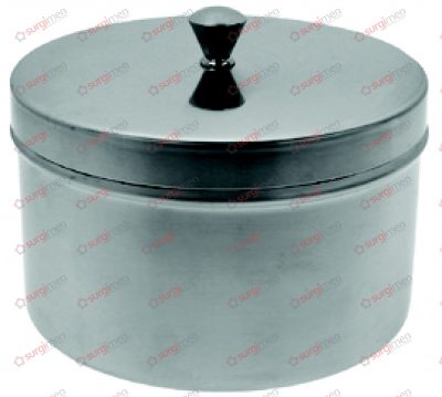 Jars Containers, lid with knob 125 x 80 mm