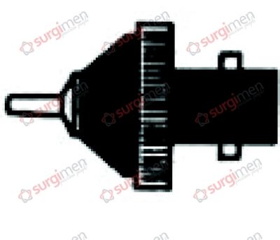 Cleaning tip for hypodermic needles with LUER cone