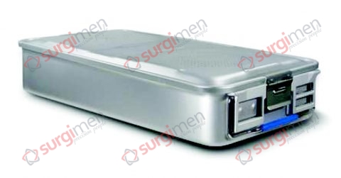 Large Containers Lid perforated - Bottom perforated 580 x 280 x 100 mm Colour of Lid silver