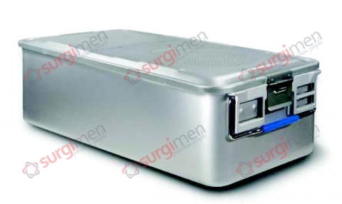 Large Containers Lid perforated - Bottom perforated 580 x 280 x 200 mm Colour of Lid silver