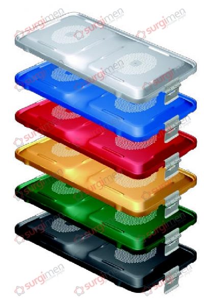 Lid perforated 580 x 280 mm Colour of Lid silver