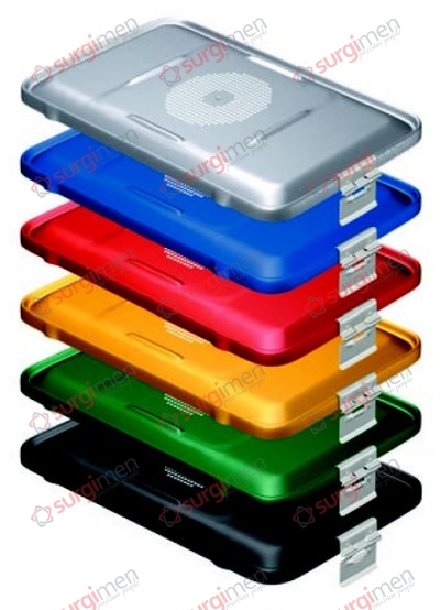 Lid perforated 465 x 280 mm Colour of Lid silver