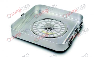 Flat Half-Size-Containers Bottom perforated 285 x 280 x 85 mm