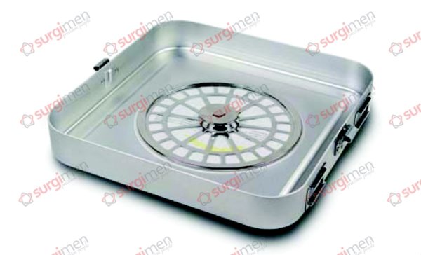 Flat Half-Size-Containers Bottom perforated 285 x 280 x 85 mm
