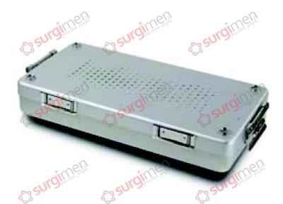 Small Containers Lid perforated - Bottom non perforated 300 x 140 x 40 mm Colour of Lid silver