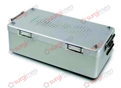 Small Containers Lid perforated - Bottom non perforated 300 x 140 x 100 mm Colour of Lid silver