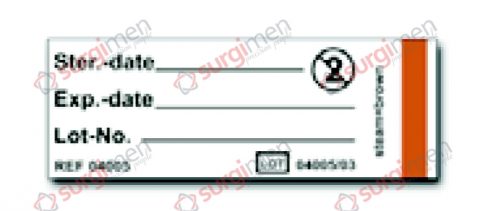 Indications labels, made of paper Packing unit 100 pieces For small Container Sets (Dental)