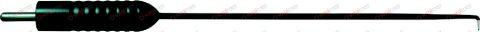 Monopolar Needle electrode 90° angled, length of shaft 115 mm 1,5 x Ø 0,6 mm