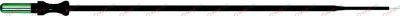 Monopolar Needle electrode, flexible, tungsten wire 0,25 x 4,0 mm L = 80 mm